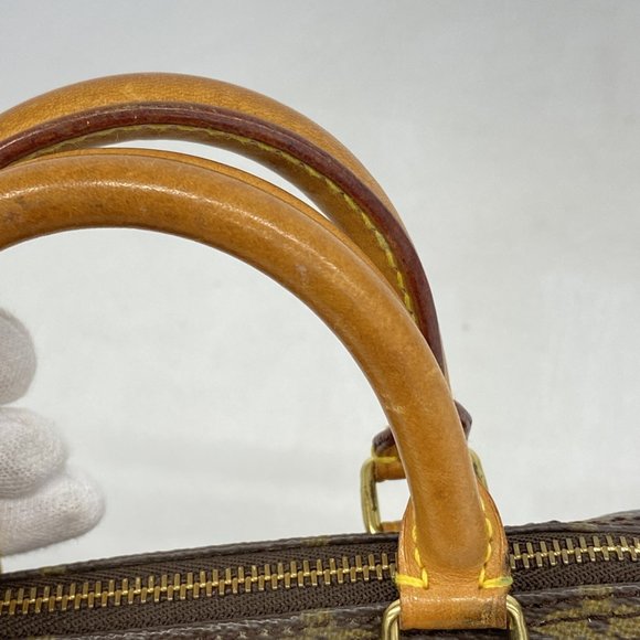 LOUIS VUITTON Brown Monogram Mini Speedy Bag - Picture 9 of 11